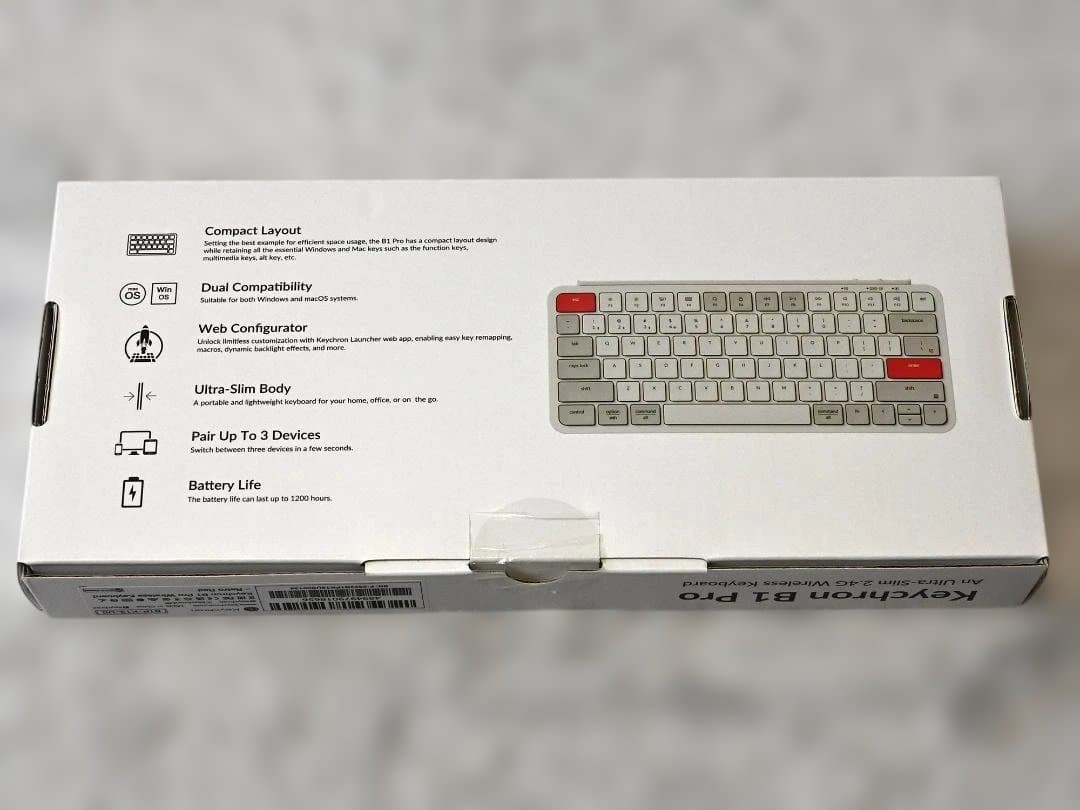 【美品】Keychron B1 Pro 英語配列 レトロレッド