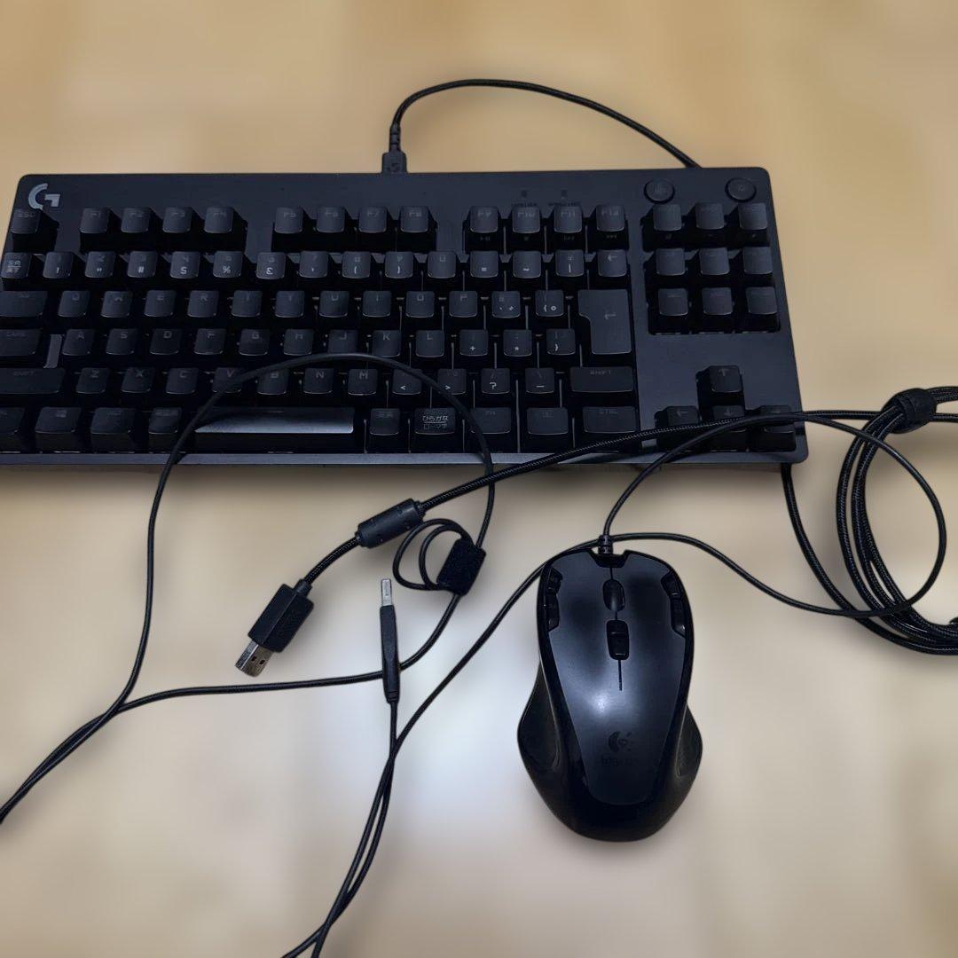 【箱無】Logicool GPro YU0037【青軸】 マウス　G300