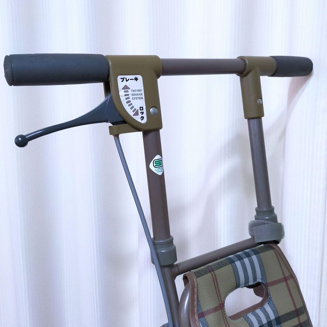 島製作所 サニーウォーカー AW-Ⅲ シルバーカー 折りたたみ式 軽量タイプ