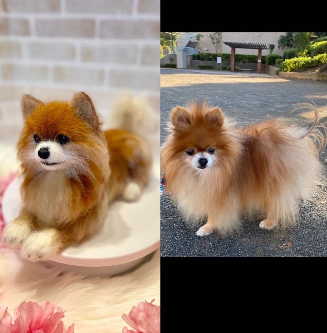 羊毛フェルト　うちの子オーダー　受付ページ　momoichigo