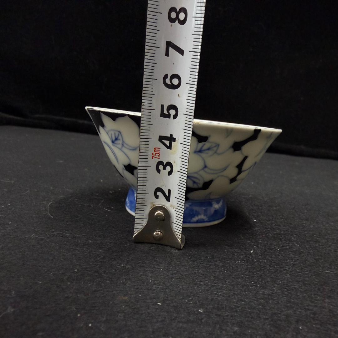 希少品！深川　明治時代　香蘭社深川製　茶碗　絵変わり5個 共箱