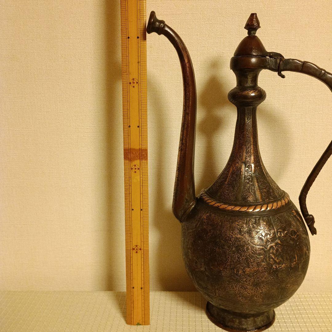 イランのアンティーク銅製水差し