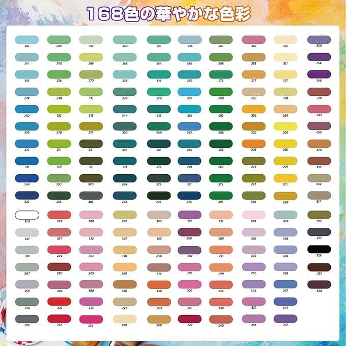 168色 アクリルマーカーペン 水彩ペン カラーペン 大容量 お絵かき ぬりえ