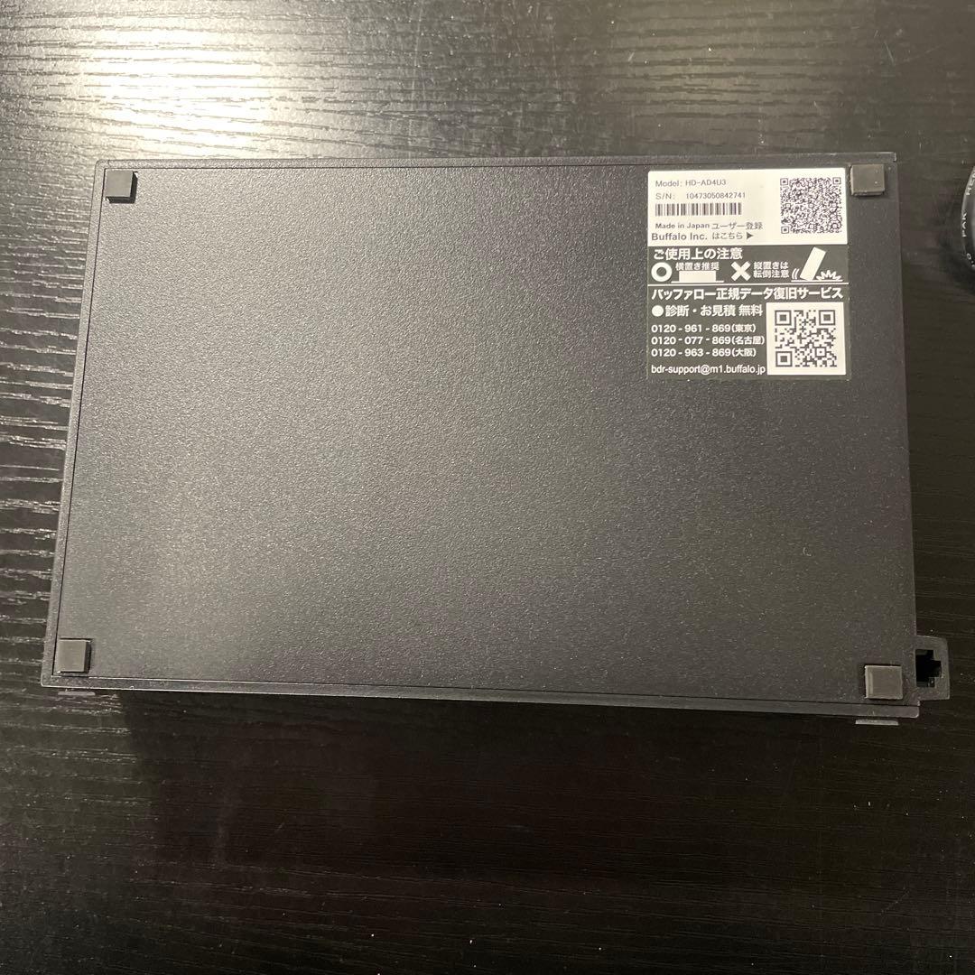 BUFFALO DriveStation 4TB 外付けハードディスク