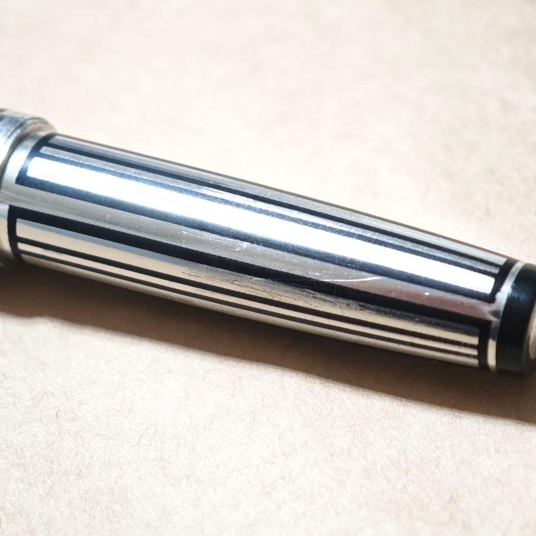 Platinum プラチナ 万年筆 18kWG ストライプ 廃盤