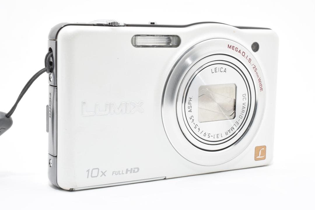 ＜1119＞パナソニックLUMIX SZ7 ホワイト光学10倍 動作確認済 良品