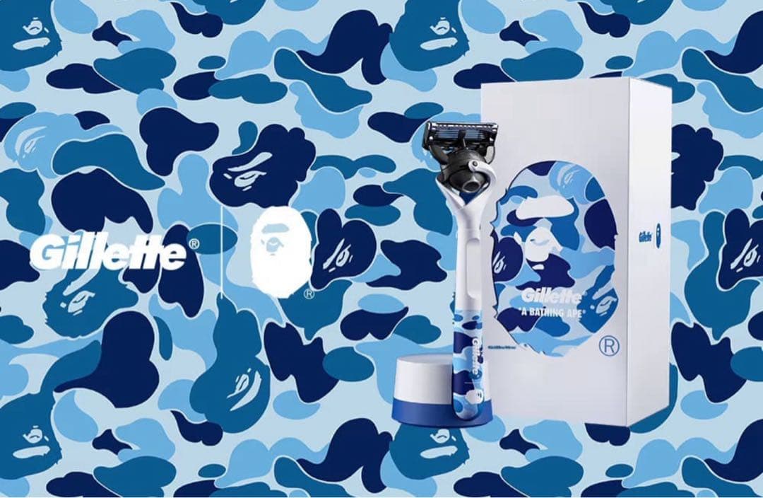 BAPE × Gillette プロシールド 限定版 カミソリ 2個セット