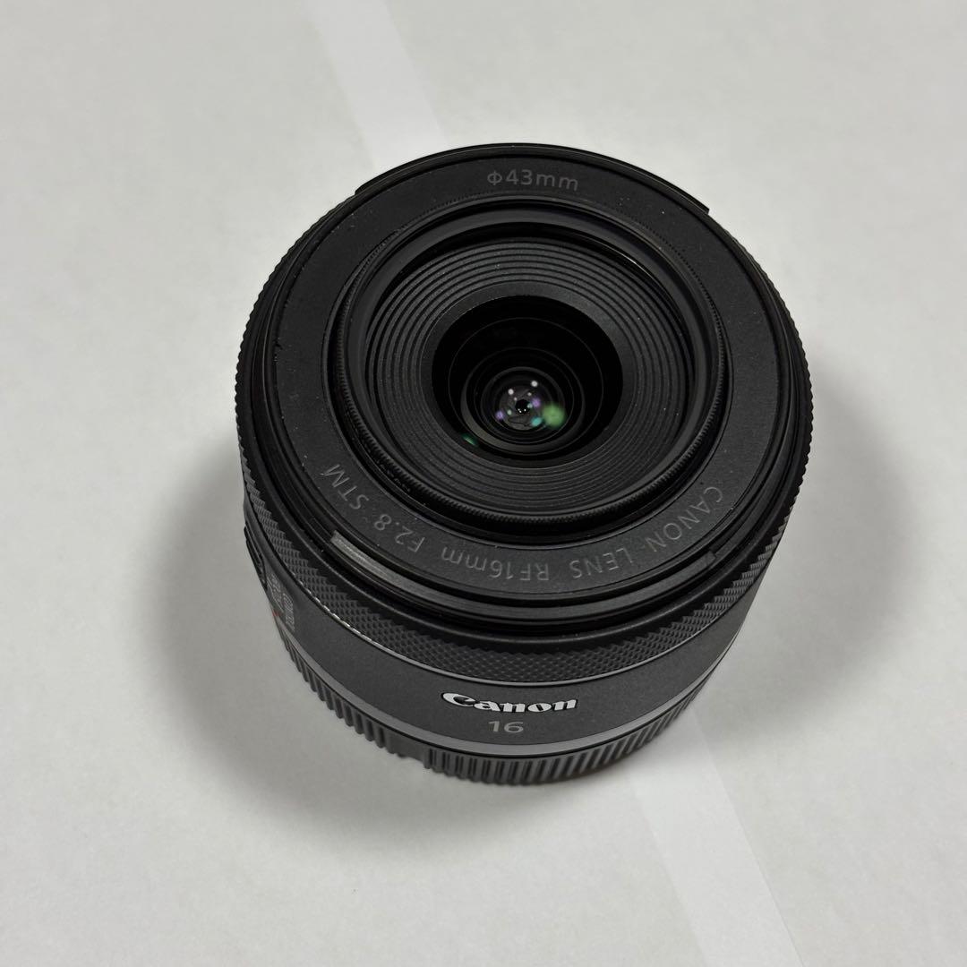 Canon RF16mm F2.8 STM 別売りフード付き