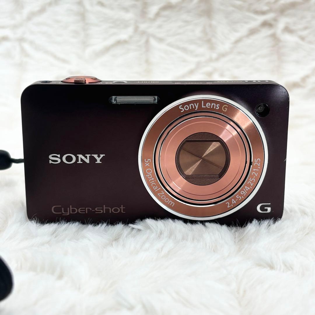 外観美品 SONY Cybe-Shot DSC-WX5 ブラウン 訳あり