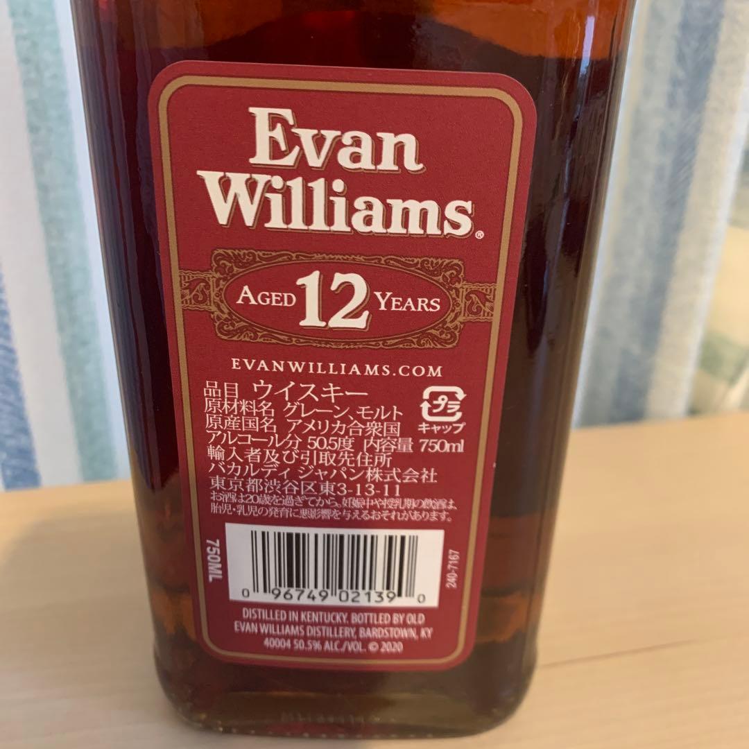 【新品 未開栓】 Evan Williams 12年