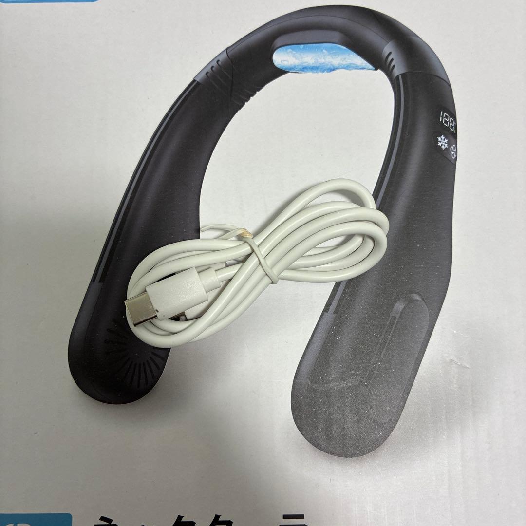 KOSUPA ネッククーラーF16Pro 首かけ冷風機　白黒セット
