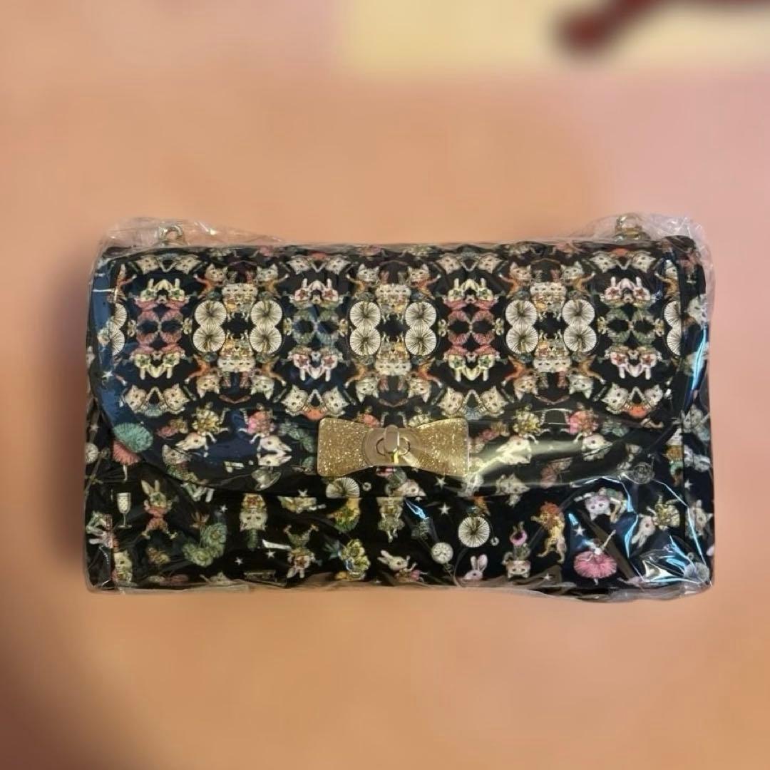 出品取り下げ間近　新品ハンドメイド　がま口付き蛇腹￼バッグ　マイリトルテイラー