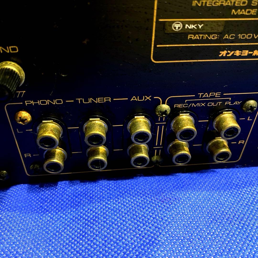 動作品 ONKYO プリメインアンプ A-5500 LED仕様 オンキヨー