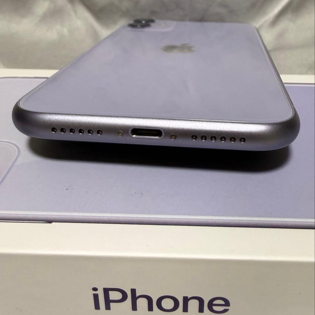 【箱あり】iPhone11 本体　128GB　パープル
