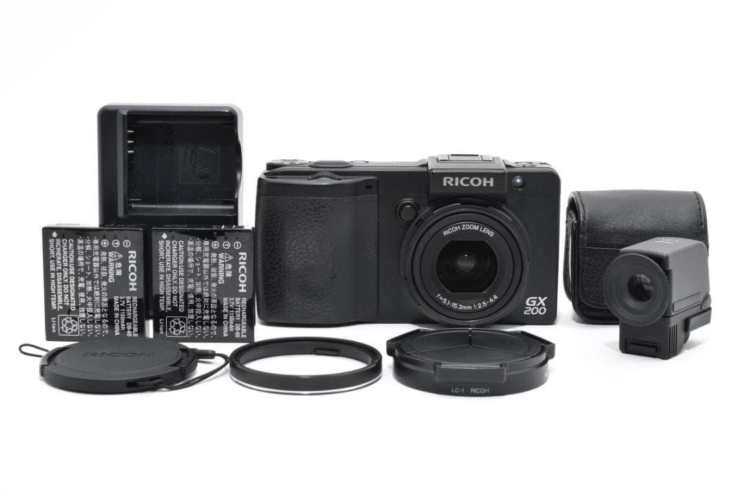 【美品】Ricoh リコー GX200 デジタルカメラ ファインダー付 #538