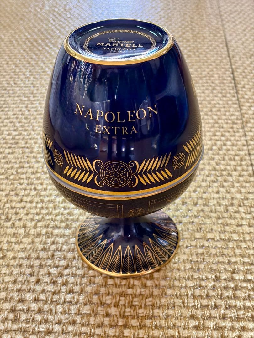 マーテル ナポレオン エクストラ 青陶器ボトル 古酒 箱付き MARTELL
