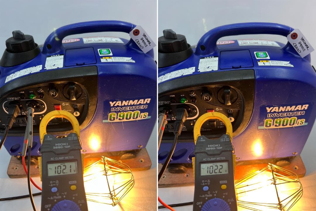 YANMAR ヤンマー インバーター発電機 G900IS 動作良好 ♪82121