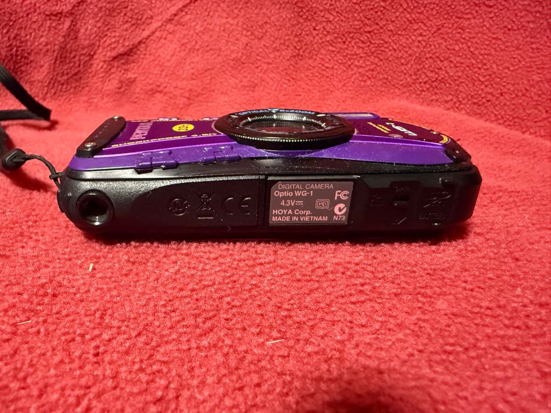 PENTAX Optio WG-1（パープル）充電器・バッテリー【動作確認済】
