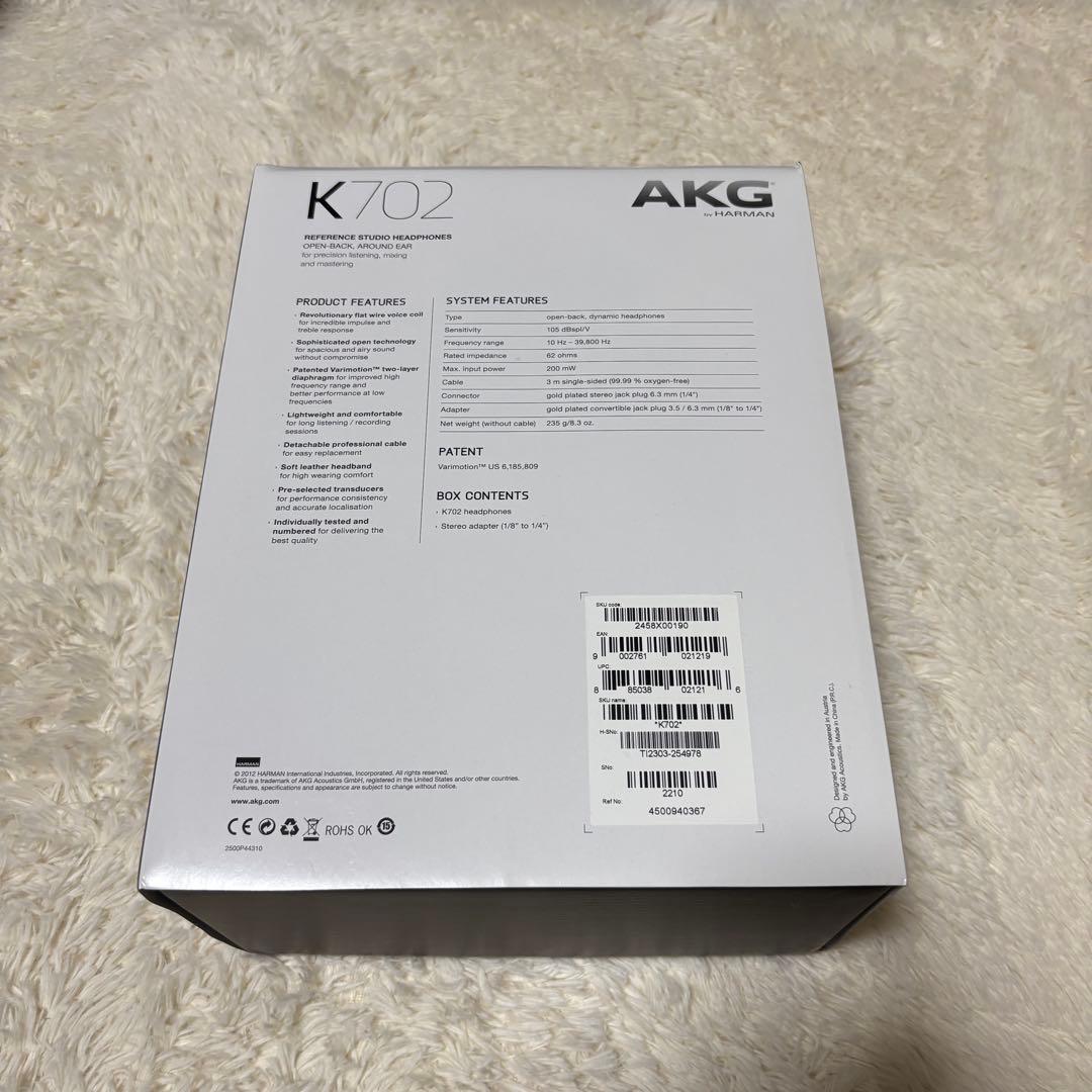 AKG K702 有線ヘッドホン