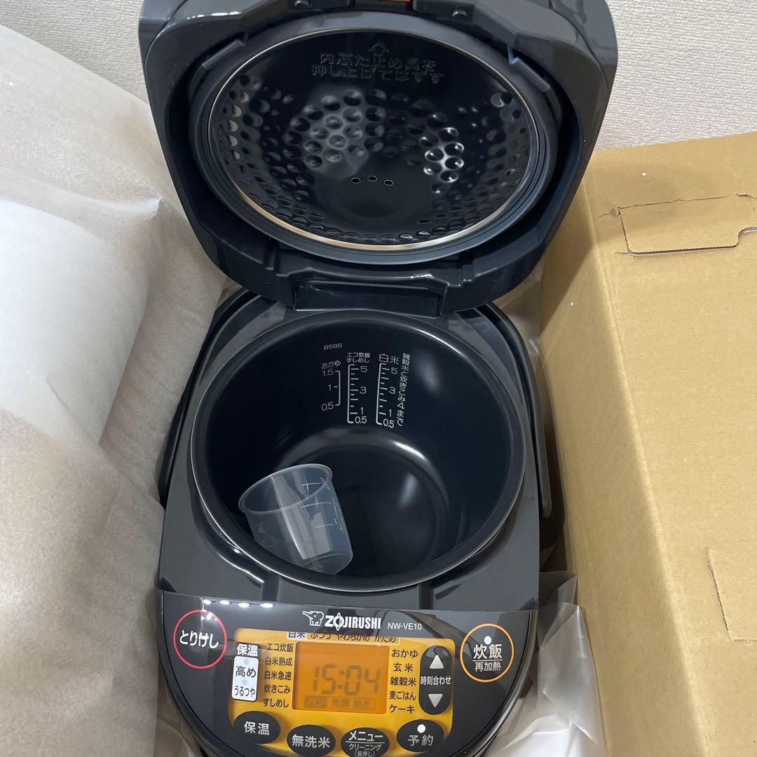 【新品・未使用品】象印 IH炊飯ジャー NW-VE10-BA 1.0L