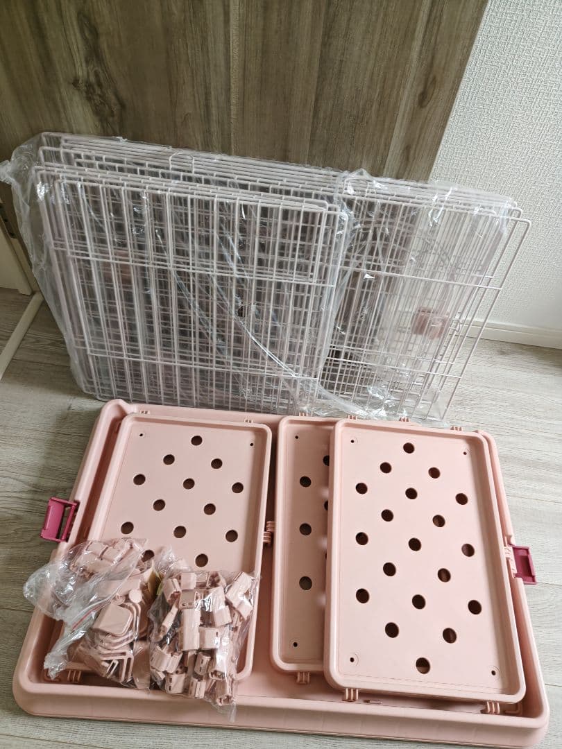 超美品！3段式キャットケージ ピンク