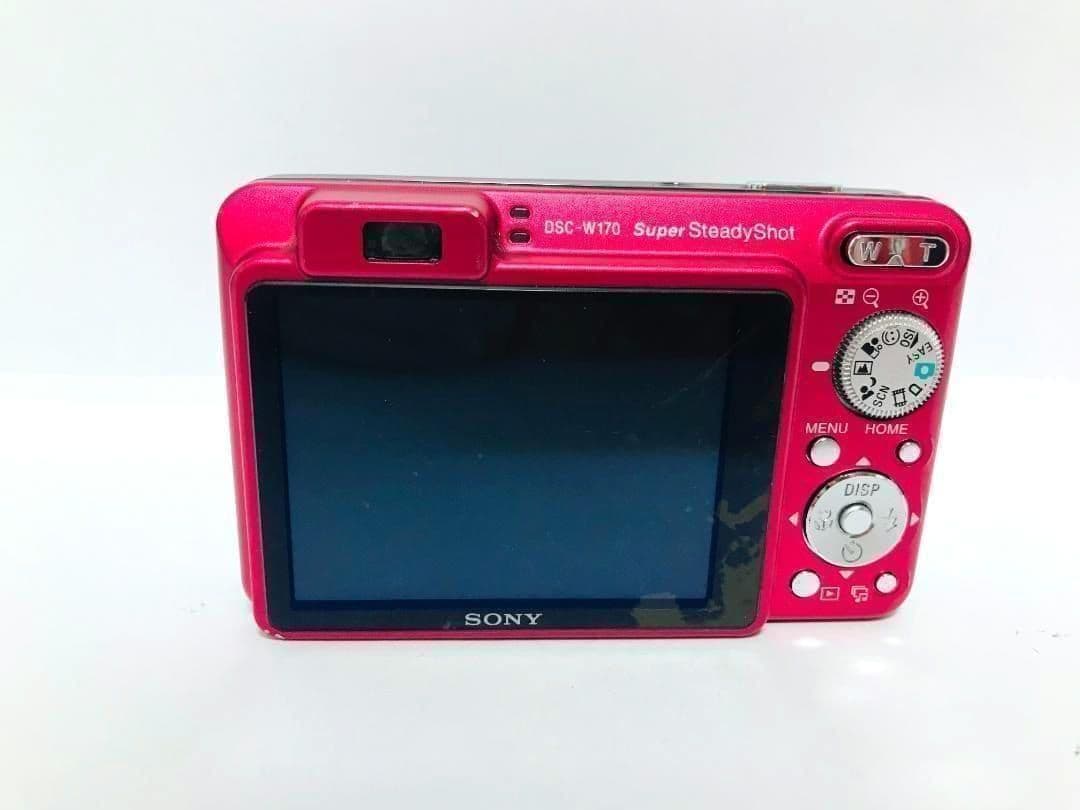 【返品保証】SONY Cyber-shot DSC-W170 レッド