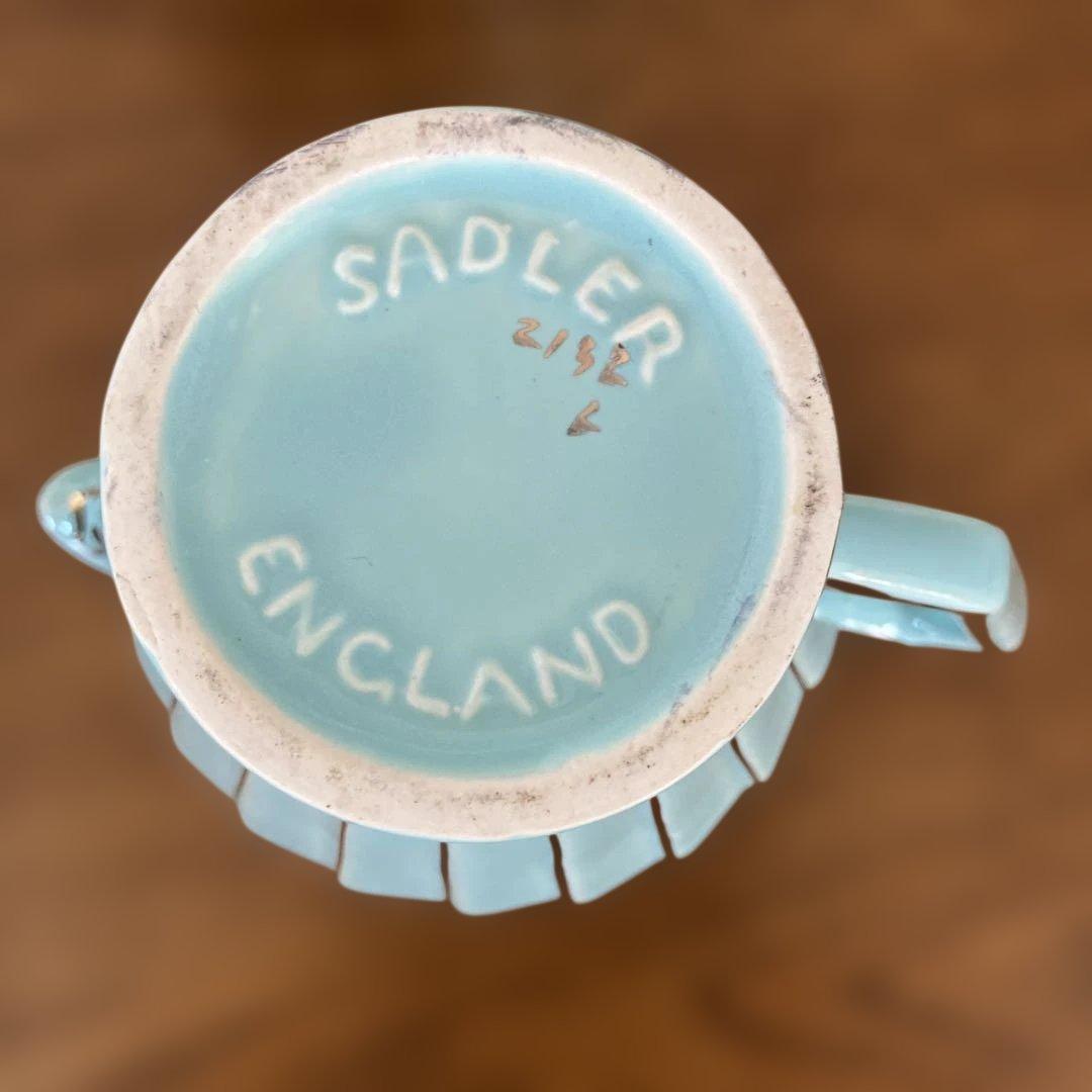 英国　Sadler サドラー　ティーポット、シュガー、ミルクジャグ