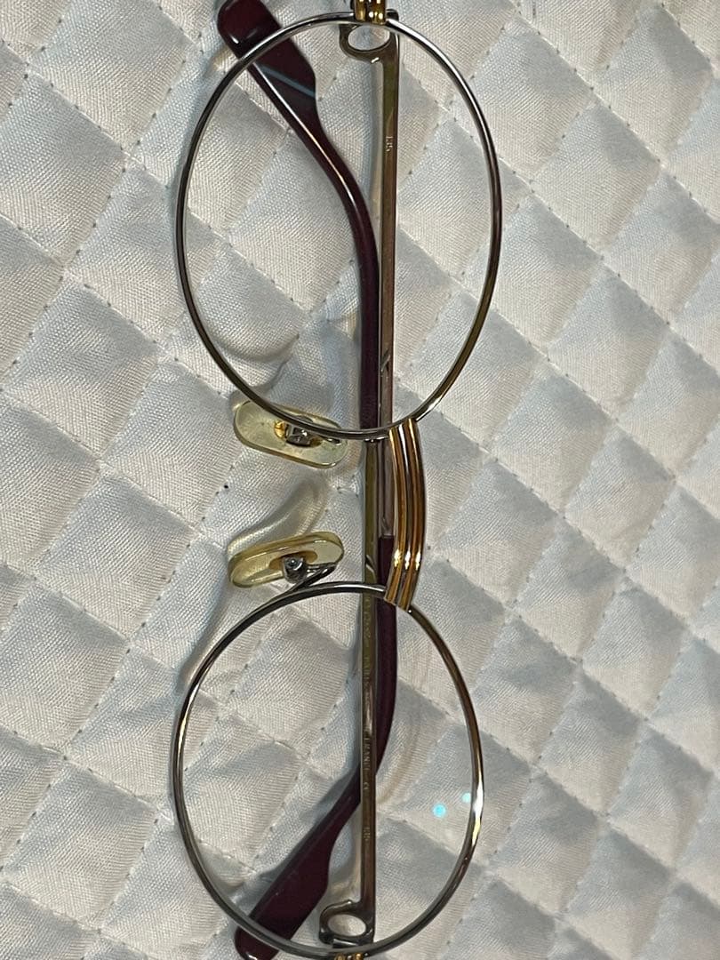 Cartier　フランス製　フルリム メタルオーバル　メガネ