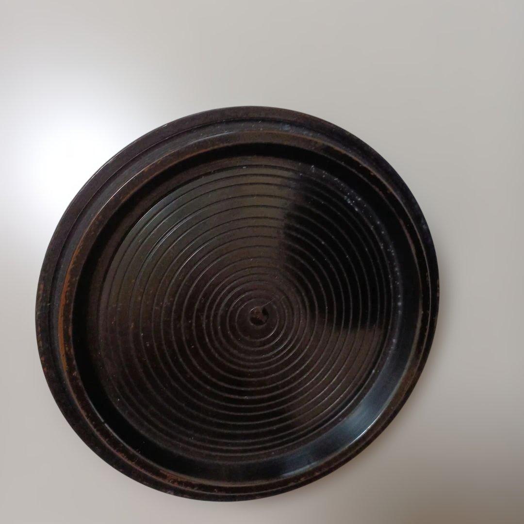 値下げ、鋳鉄製黒色茶釜 電気式、通電確認。黒敷き板ありました。