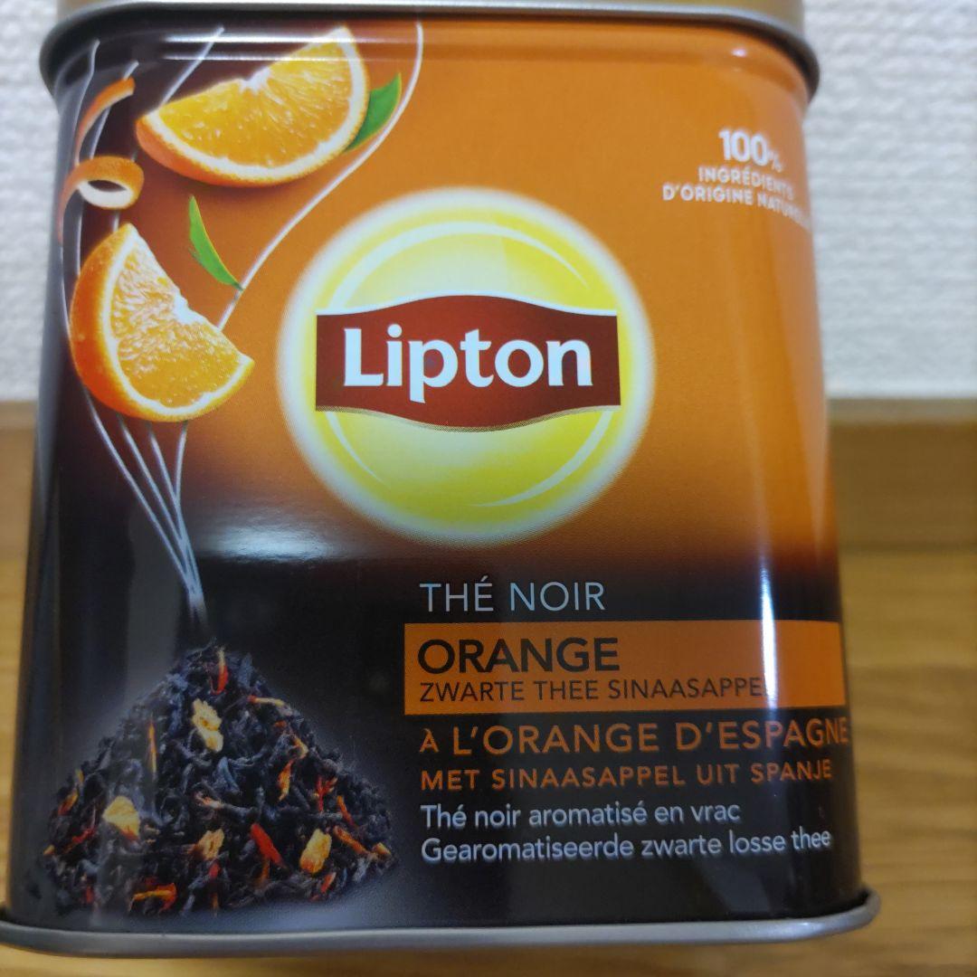Lipton ロシアンアールグレイ＆オレンジ缶セット
