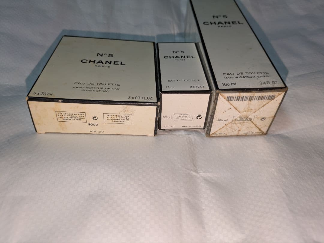 N°5 CHANEL オードトワレ & ボディローション＆ボディパウダーセット