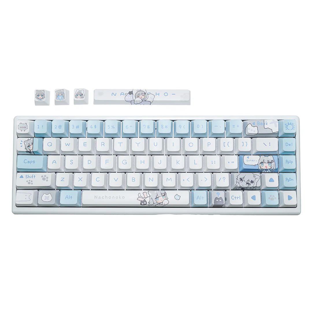 なちょ キーボード マウスパッド アーチザンキーキャップ