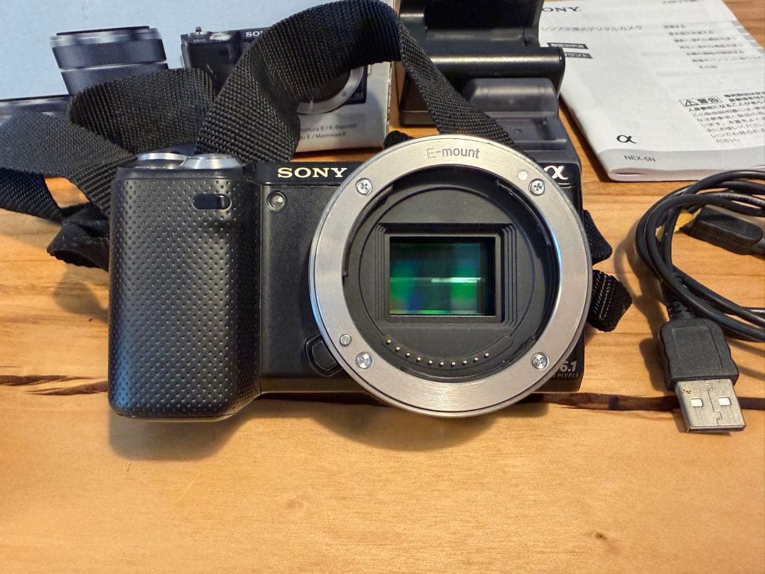 SONY NEX-5N ミラーレス一眼 カメラ 2本レンズ付き