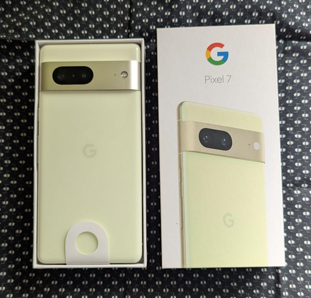 Pixel7 128GB （ジャンク）レモングラス SIMフリー　箱あり