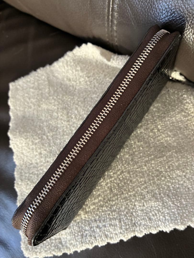 レア◾️MONT BLANC モンブラン◾️クロコ型押し ペンケース◾️2本差し◾️
