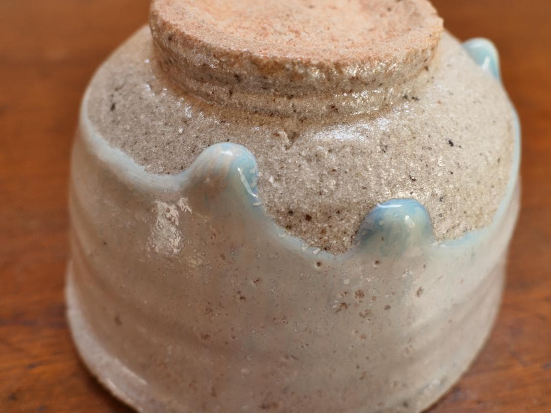 斑唐津茶碗　西岡小十
