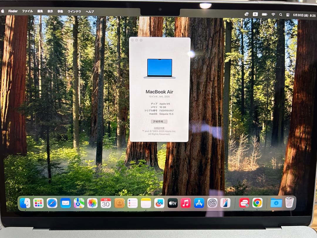 MacBook Air M4スカイブルー　256GB 13インチ