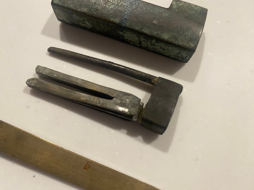 江戸時代　和錠　錠前　鉄製　作動品