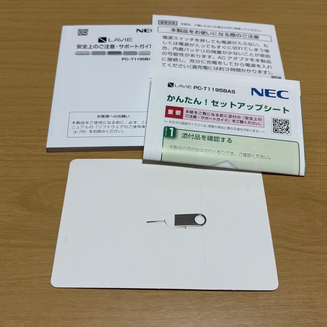 LAVIE T11 PC-T1195BAS タブレット