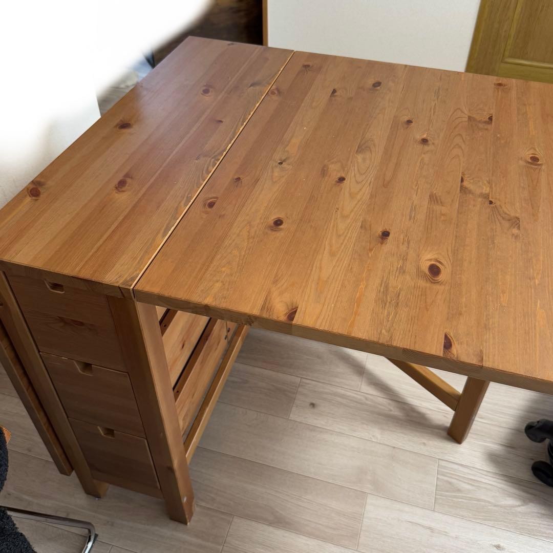 週末値下げIKEA NORDEN バタフライテーブル 折りたたみ　ダイニング