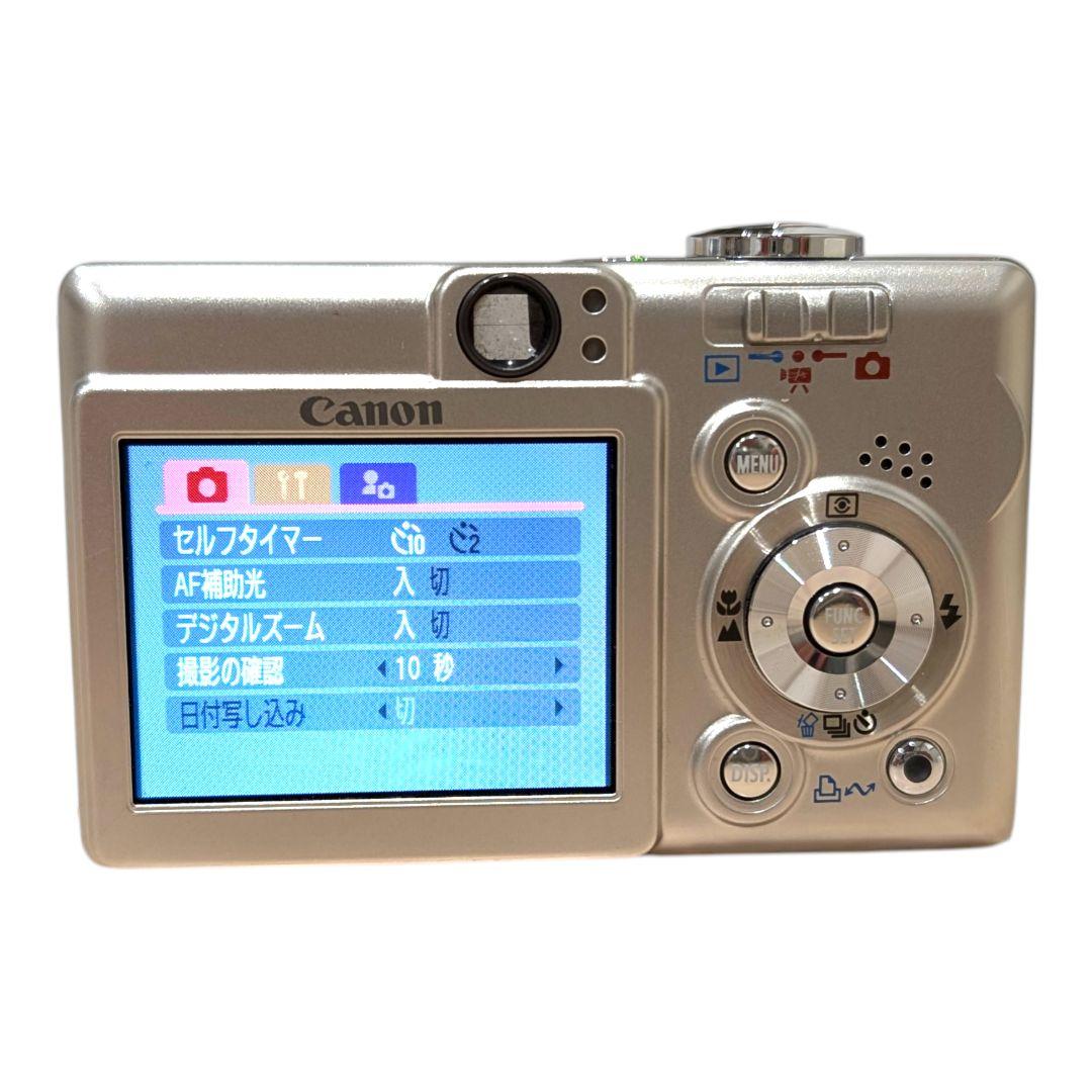 美品 動作確認済 Canon IXY 50 デジカメ シルバー 充電器 バッテリ