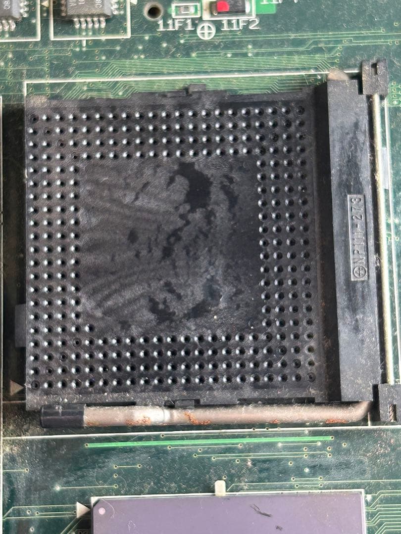 NEC PC-98用 初期 マザーボード Intel薄紫セラミックICチップ付き