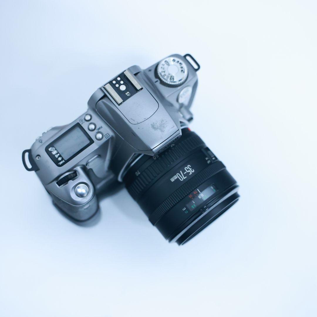 フィルムカメラ Canon EOS ⅢL　バッテリーパックレンズ 電池付き