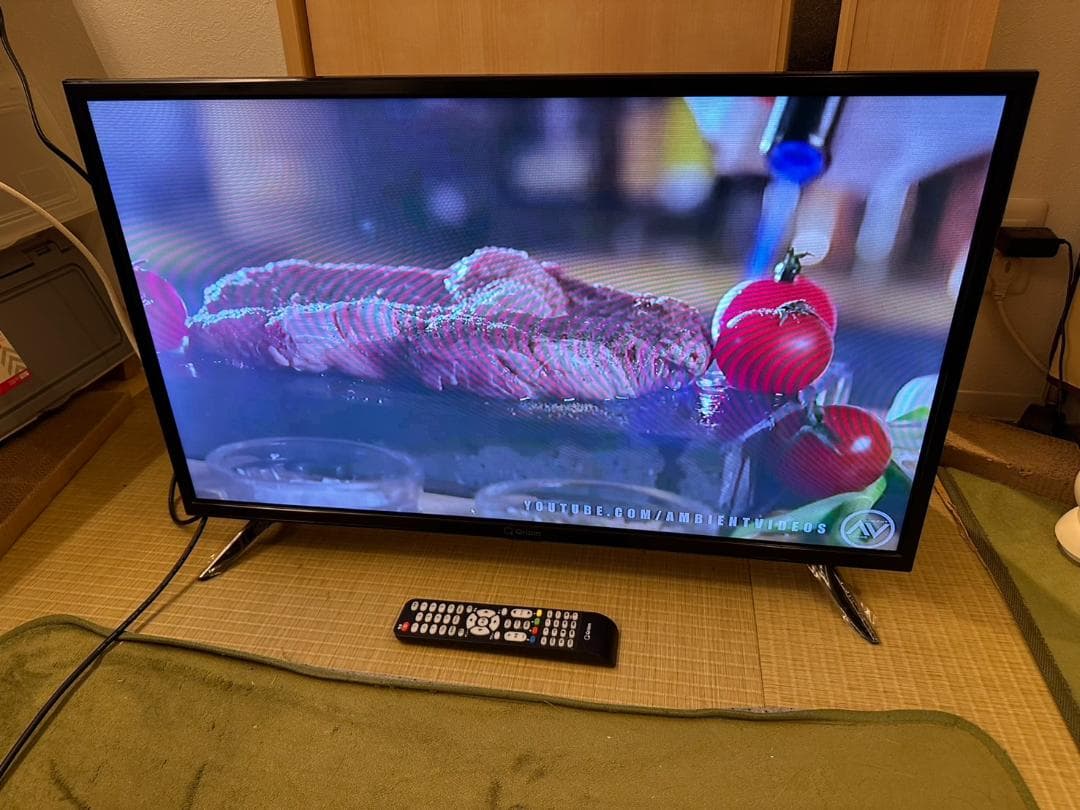 山善　ヤマゼン　32型 テレビ　QRT-32W2K　2022年製　映り綺麗美品！