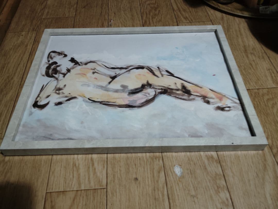 ヌード画 水彩 27×34 cm