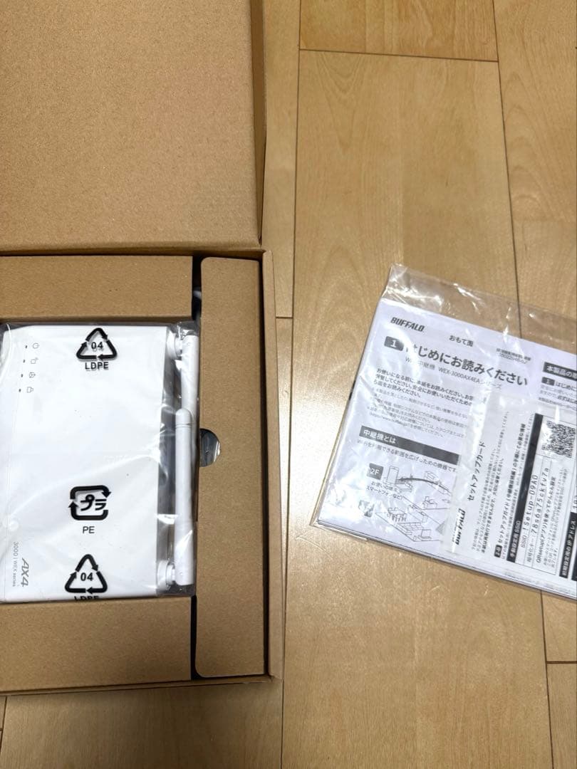 BUFFALO Wi-Fi中継機（WEX-3000AX4EA）