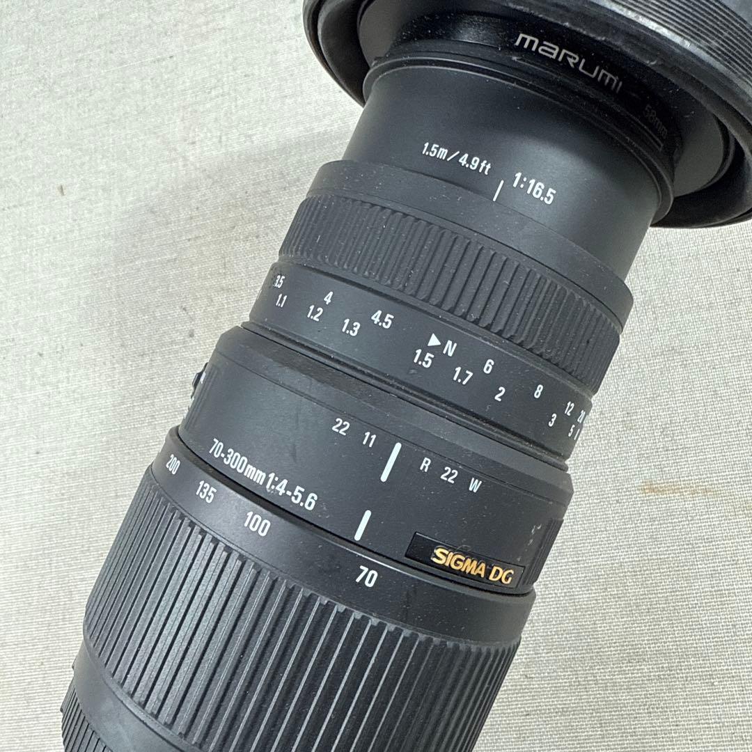 美品 シグマ SIGMA DG 70-300mm f4-5.6 キャノン用