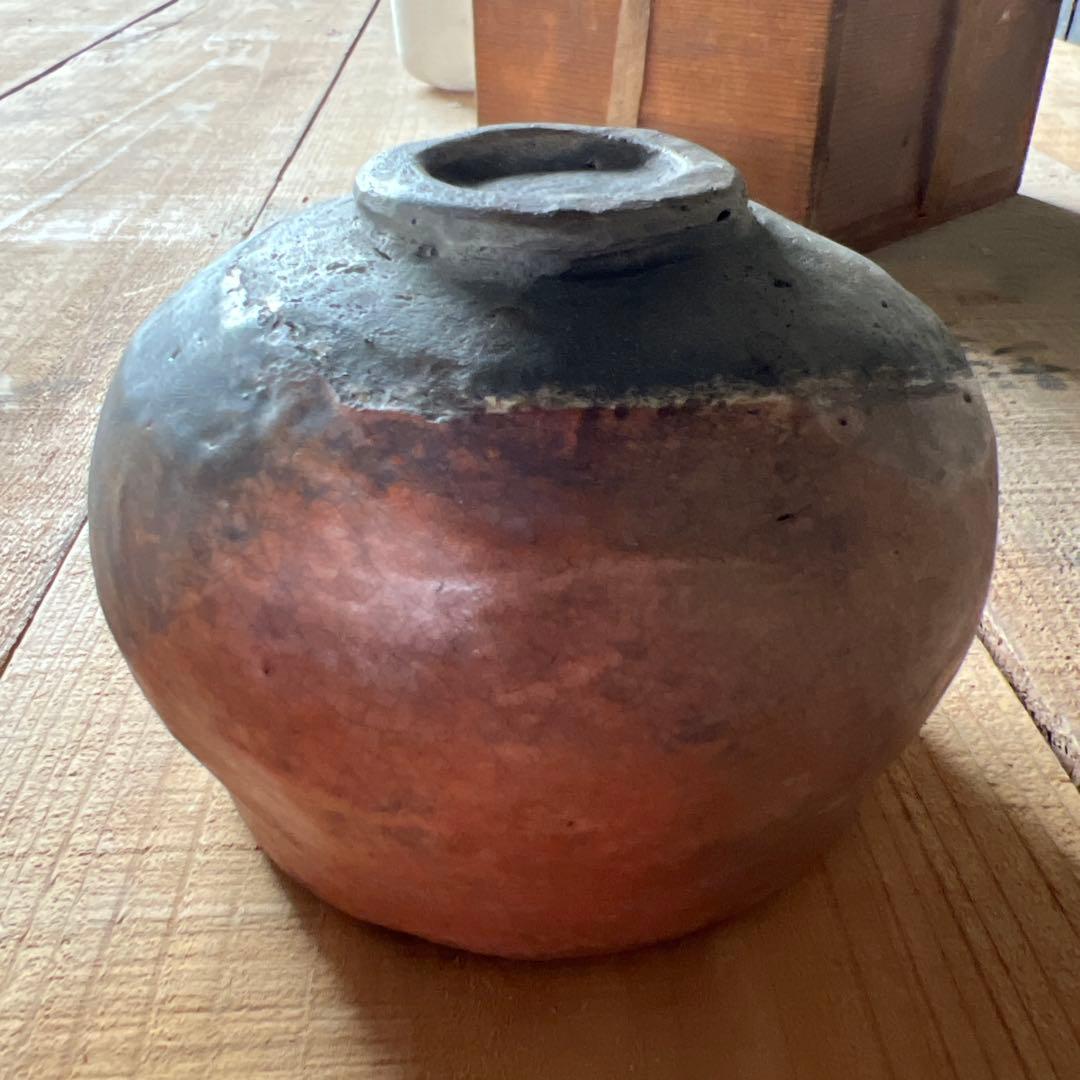 実家整理　古い抹茶碗