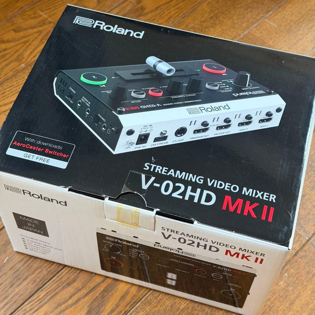 Roland V-02HD MK II ビデオミキサー　通電確認のみ