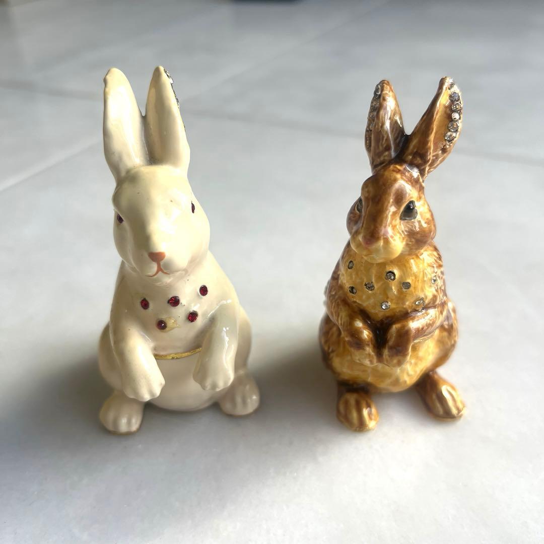 うさぎ置物　洋風